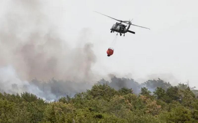 Oklahoma Army National Guard provides wildfirefighting support
