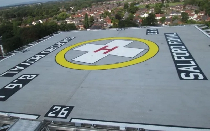 Salford Royal Hospital completes helipad construction AirMed&Rescue