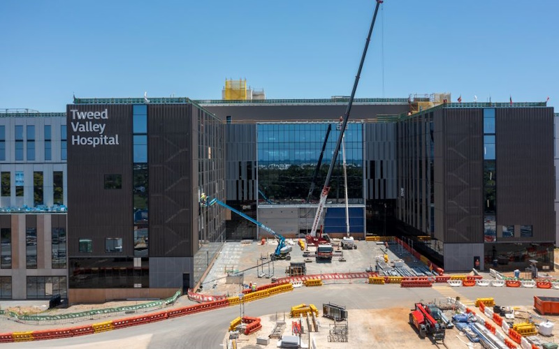 New Tweed Valley Hospital helipad tested AirMed&Rescue