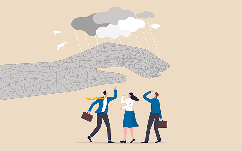 Digital hand covering workers