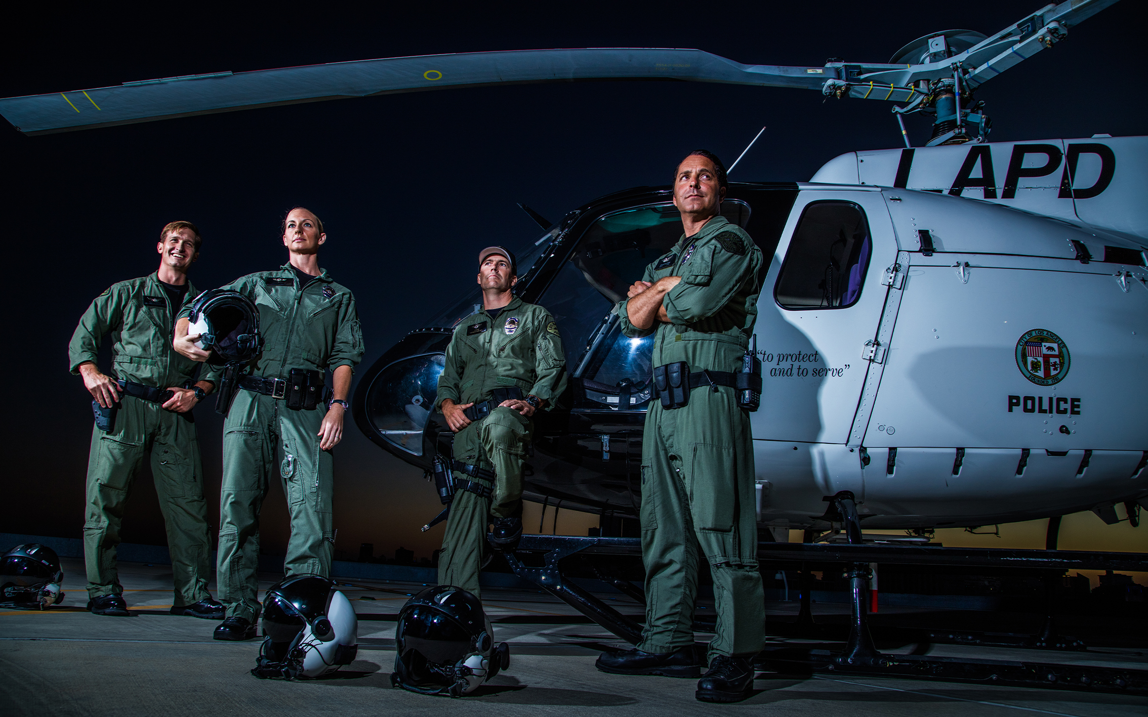 LAPD helicopter crew