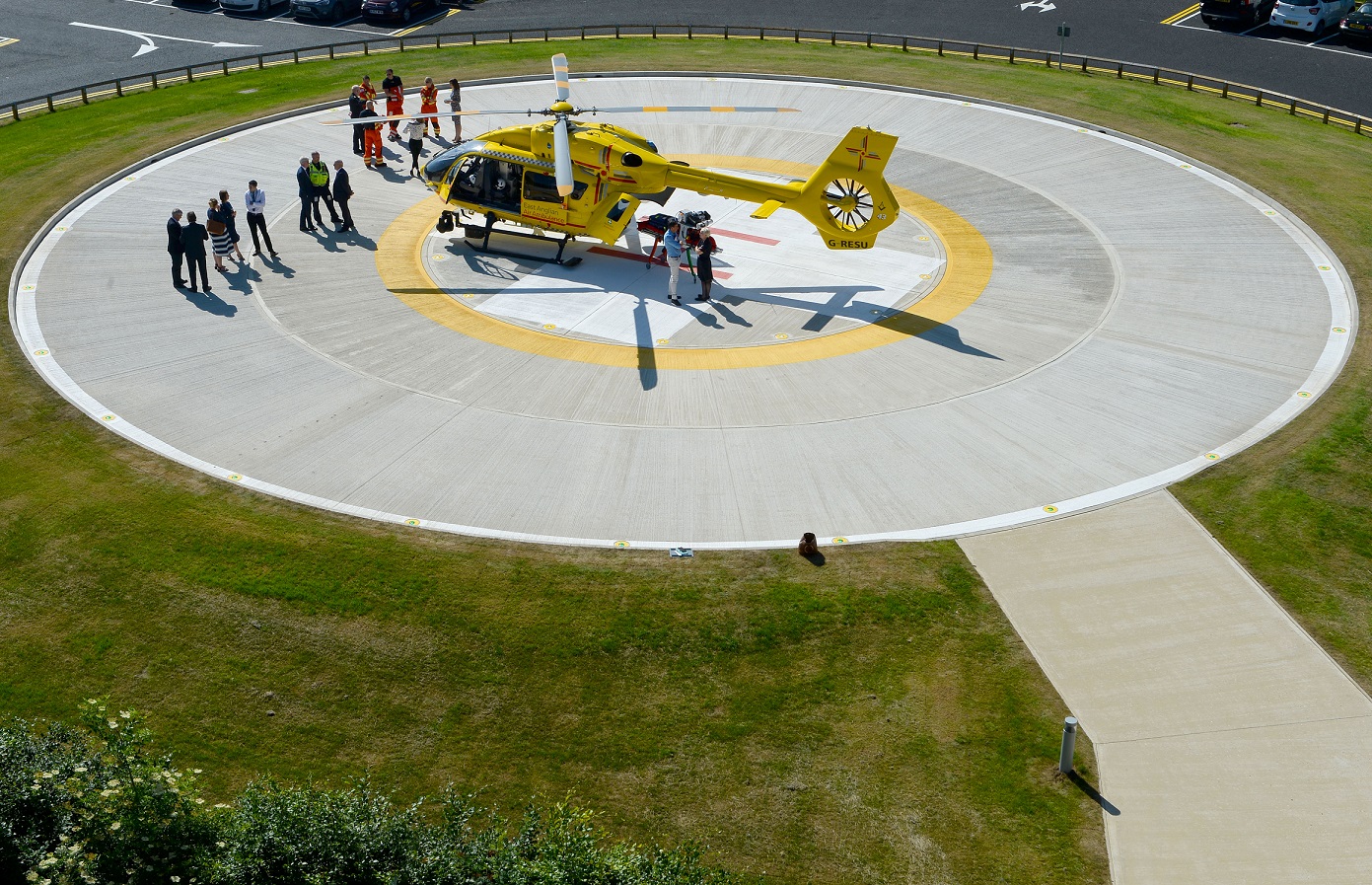 Ipswich Hospital Helipad marks oneyear of successful operations