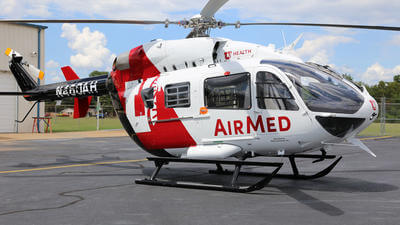 Metro Aviation's EC145e, which it delivered to Utah towards the end of 2018