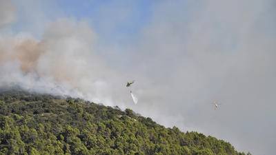 fire fighting helicopter spain