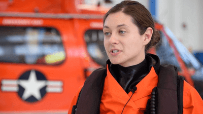USCG Pilot and Rescue Swimmer