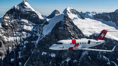 Swiss Air-Rescue Rega’s jet