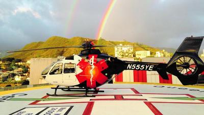 hawaii life flight helicopter