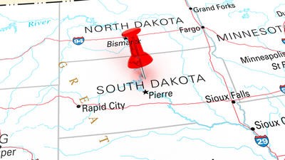 south dakota map Rapid City
