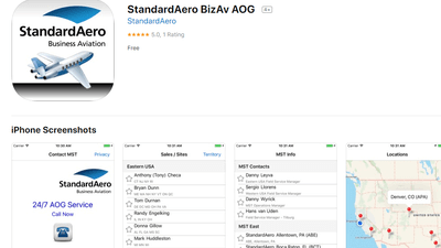 standardaero app