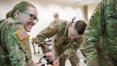 Combat medics train on next-gen simulators