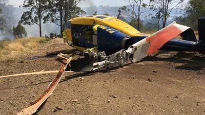 fire helicopter crash