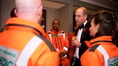HRH The Duke of Cambridge at London's Air Ambulance Gala