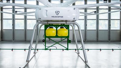 Volodrone with John Deere sprayer application