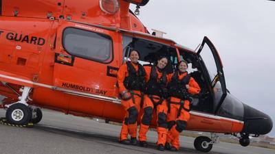 All-female helicopter crew
