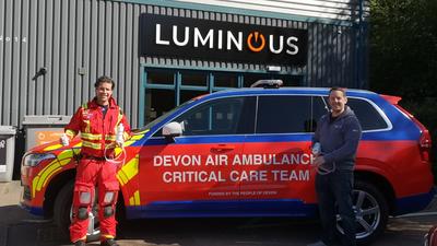 Luminous donates medical supplies