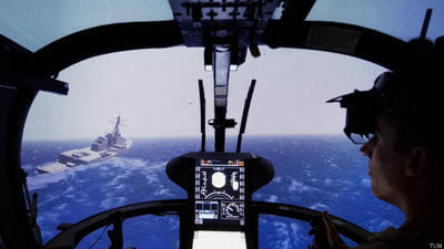 landing on ship 