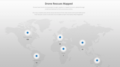 Drone Rescue Map
