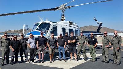 San Diego Sheriff - Eagle helicopters