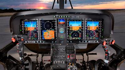 TH119 cockpit