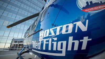 Boston Medflight Helicopter