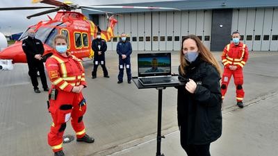 EHAAT CEO Jane Gurney takes possession of new airbase