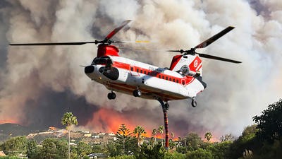 firefighting in smoke