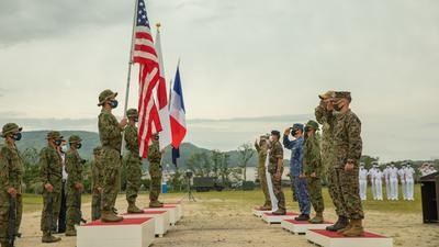 Japanese, French, Australian, and US troops kick off Exercise Jeanne D'Arc 21