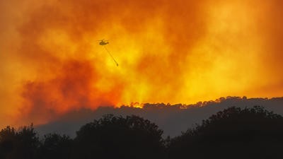 Firefighting helicopter