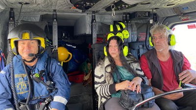 LifeFlight roof rescue NSW