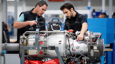Safran engine work