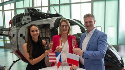 Bell 505 Signing Ceremony