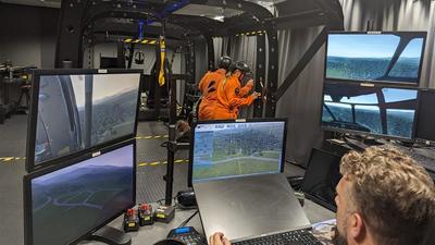 CHC Helicopter virtual reality SAR simulation