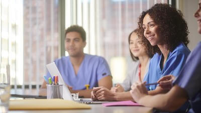 nurses laptop