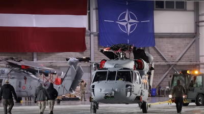 Latvia black hawk NATO