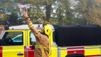 firefighting drone