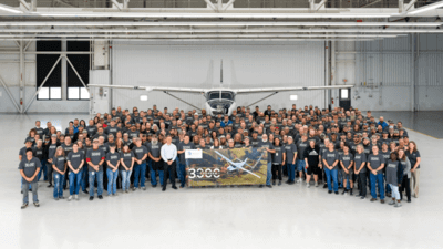 Textron's 3,000th Cessna Caravan