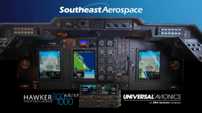 Hawker 800 Flight Deck