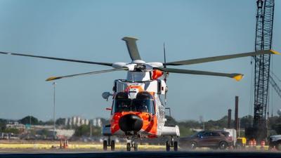 AW101 helicopter taking off