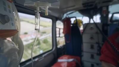air ambulance interior