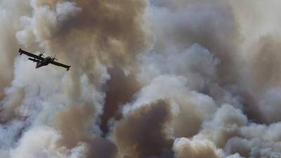 CL-215 firefighting plane 1364589092