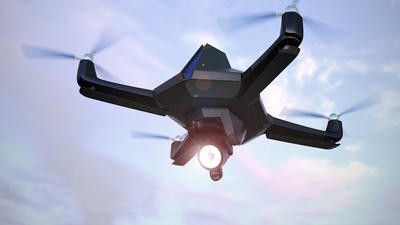 Drone stock image