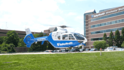 Valley Health PHI helicopter