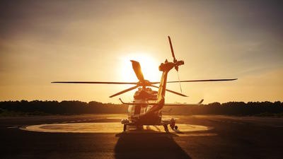 Helicopter landing pad