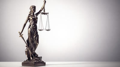 Justice legal scales