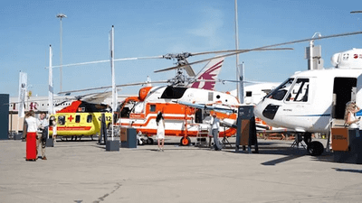 Russian helicopters at Dubai Airshow