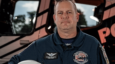Image of winner of Salute to Excellence Law Enforcement award