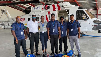Omni Guyana SAR crew