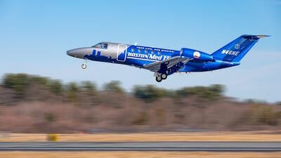 Boston MedFlight plane