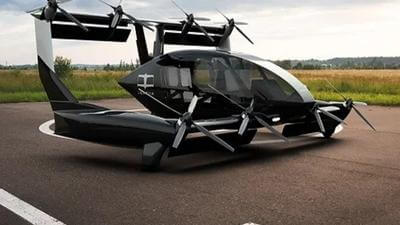 Image of AMSL Aero zero-emissions aircraft on ground