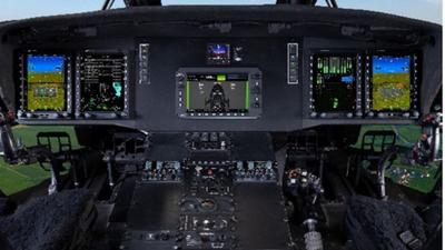 Image of Genesys Avionics Suite technology in cockpit